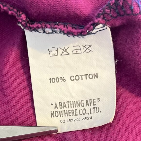 A Bathing Ape Bape Split Shark Unisex Tshirt Size XXL (Fits like a Large) - Picture 5 of 8